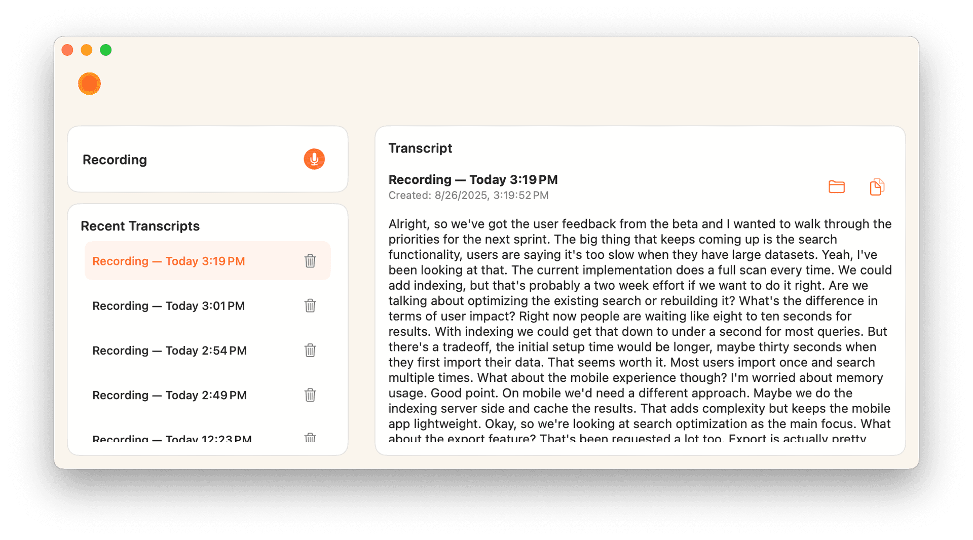 CommanderBrief app screenshot